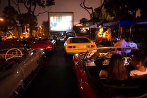 Drive-in Movies and popup stalls