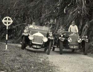 Club President Henry Stonor’s Rolls Royce 20 GCK32 at 6500 ft – 1950s